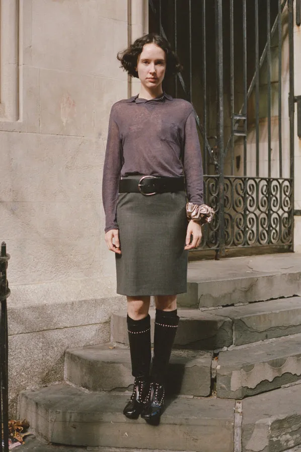 VISION TOP, EGGPLANT