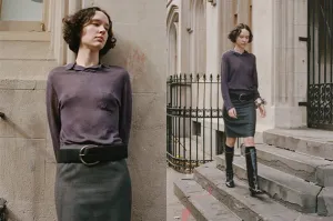 VISION TOP, EGGPLANT