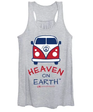 Vw Happy Camper Heaven On Earth - Women's Tank Top