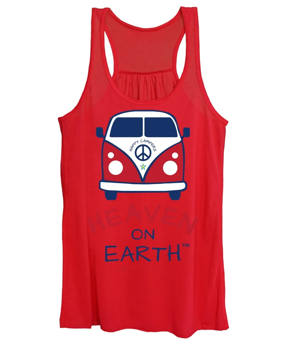 Vw Happy Camper Heaven On Earth - Women's Tank Top