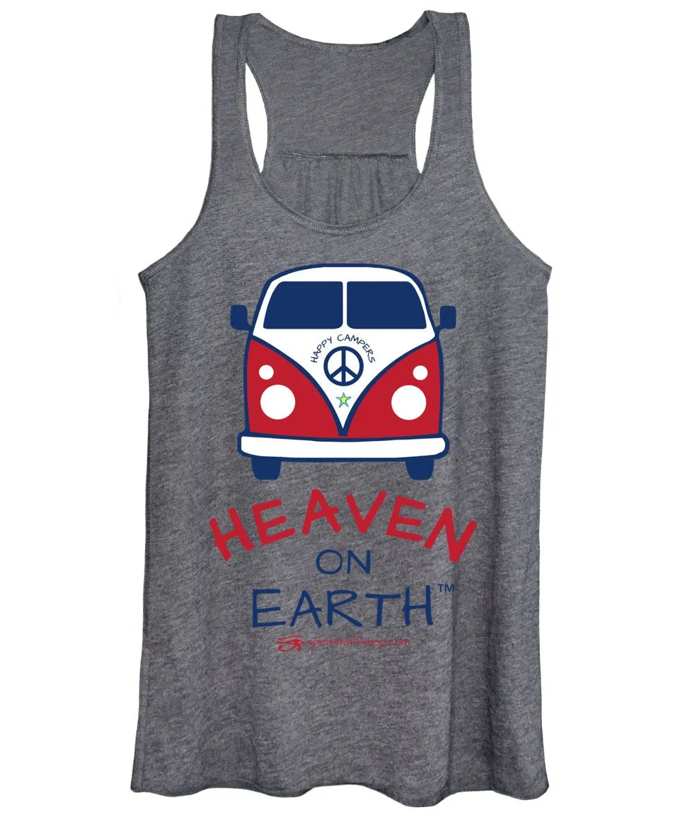 Vw Happy Camper Heaven On Earth - Women's Tank Top
