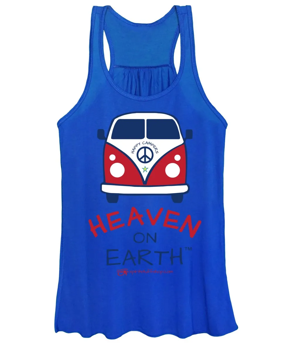 Vw Happy Camper Heaven On Earth - Women's Tank Top