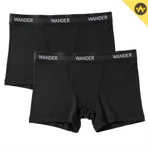 WOMEN BOXER BRIEFS 3" INSEAM 2 PACK