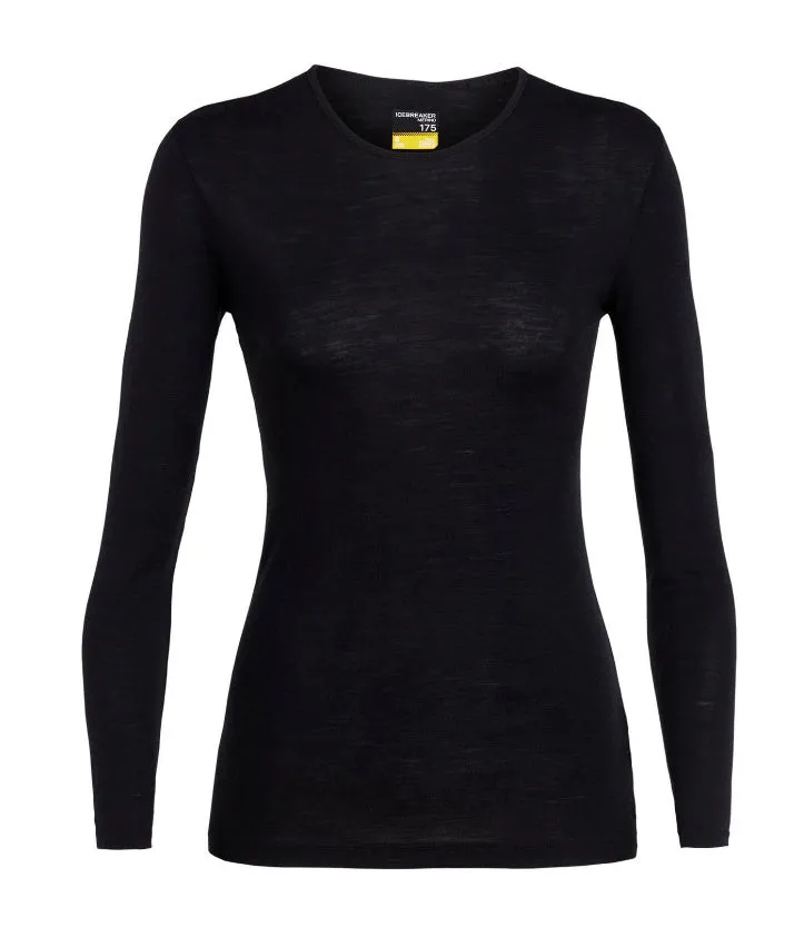 WOMEN'S 175 EVERYDAY LONG SLEEVE CREW - BLACK