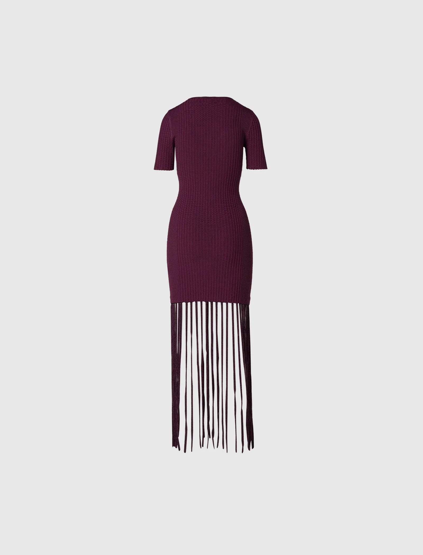 WOMEN'S KNIT FRINGE DRESS