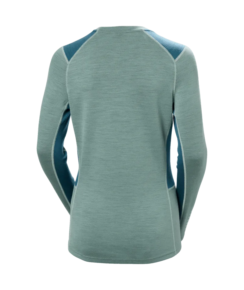 WOMEN'S LIFA MERINO MIDWEIGHT CREW BASELAYER - CACTUS