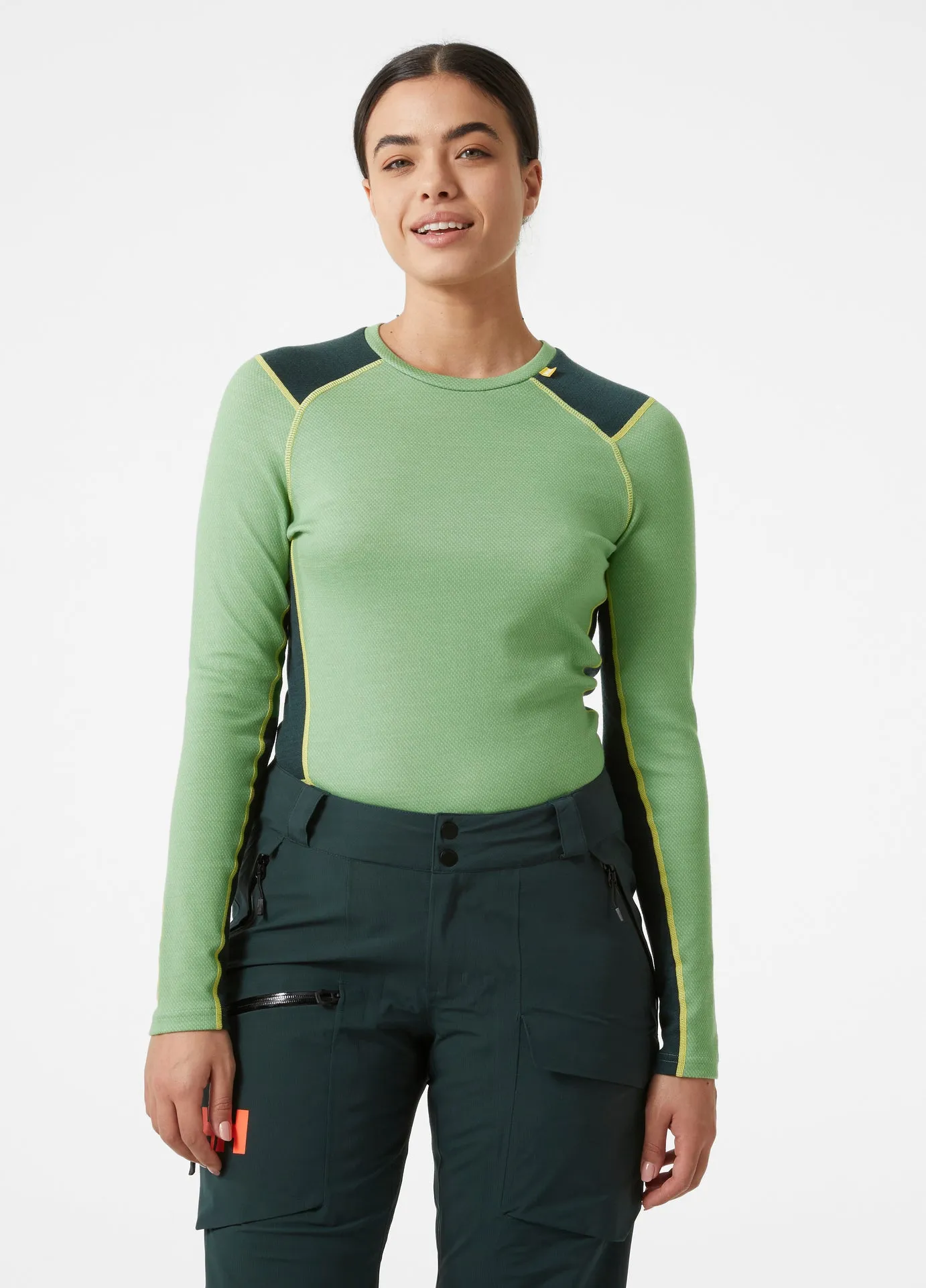 WOMEN'S LIFA MERINO MIDWEIGHT CREW - JADE