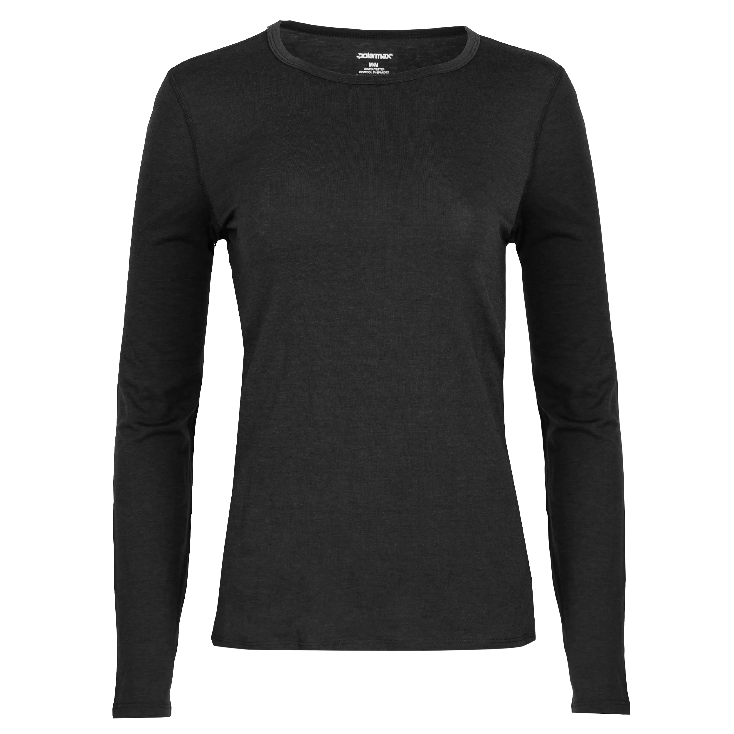 Women's Merino Wool Crewneck - Black