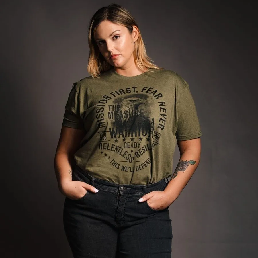 Women's Mission First Boyfriend Fit T-Shirt - Military Green
