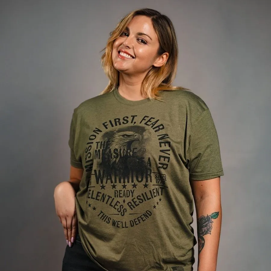 Women's Mission First Boyfriend Fit T-Shirt - Military Green