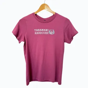 Womens Mountain To Sea T-Shirt - Berry