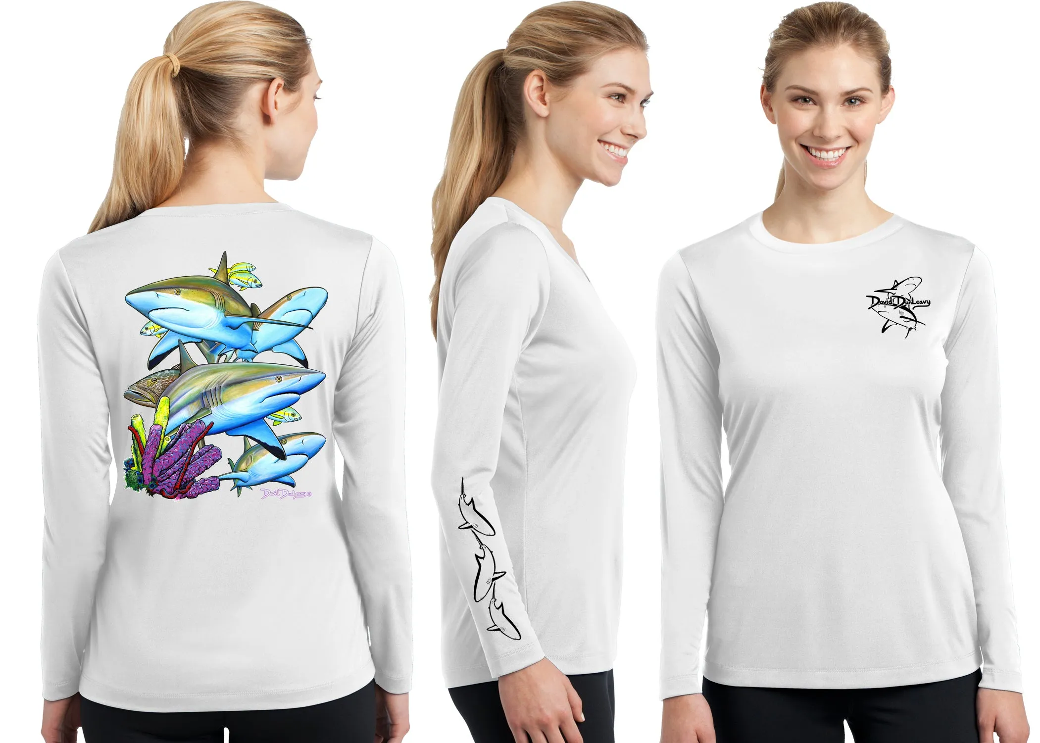 Women’s Performance Caribbean Reef Sharks Long Sleeve