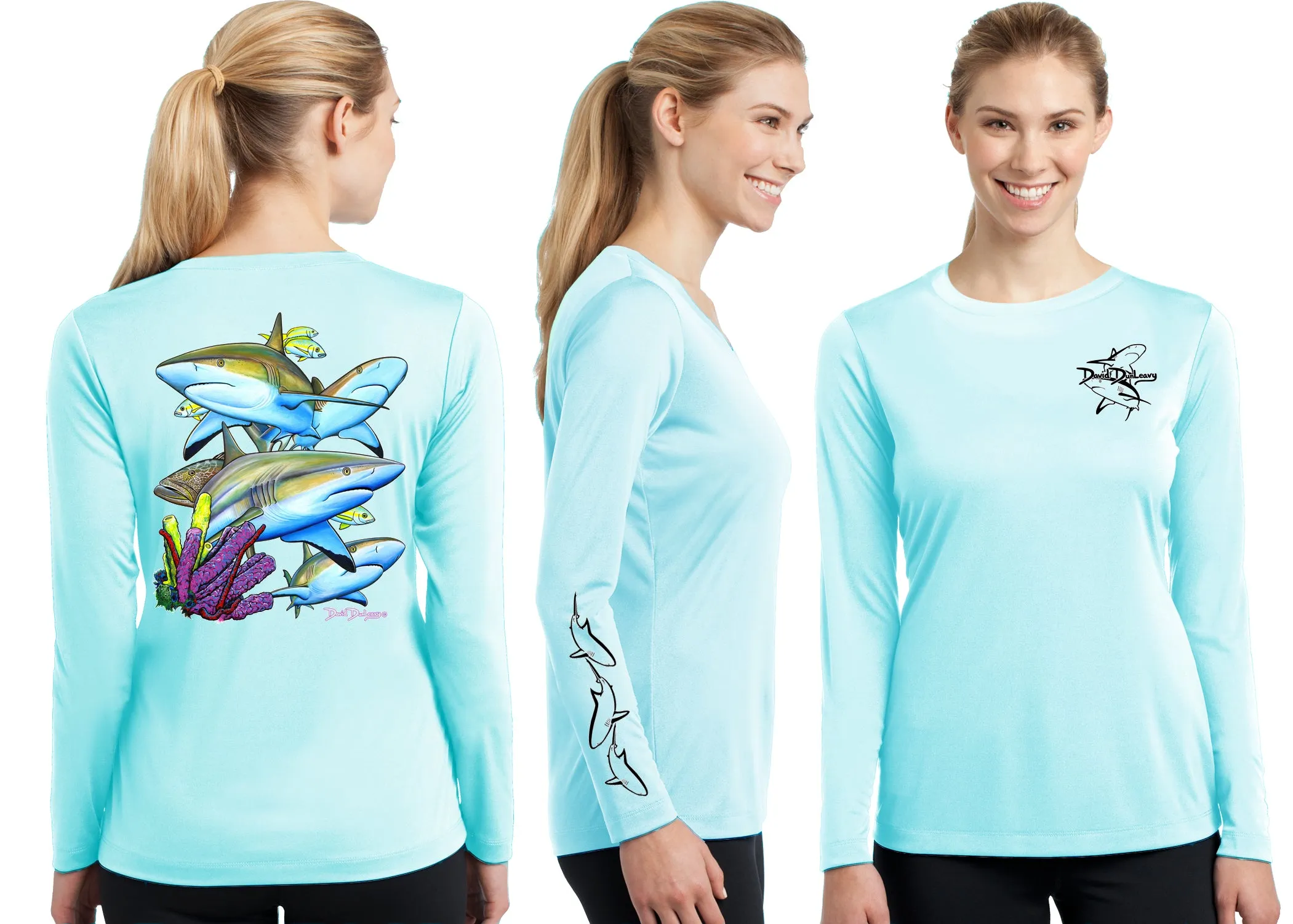 Women’s Performance Caribbean Reef Sharks Long Sleeve
