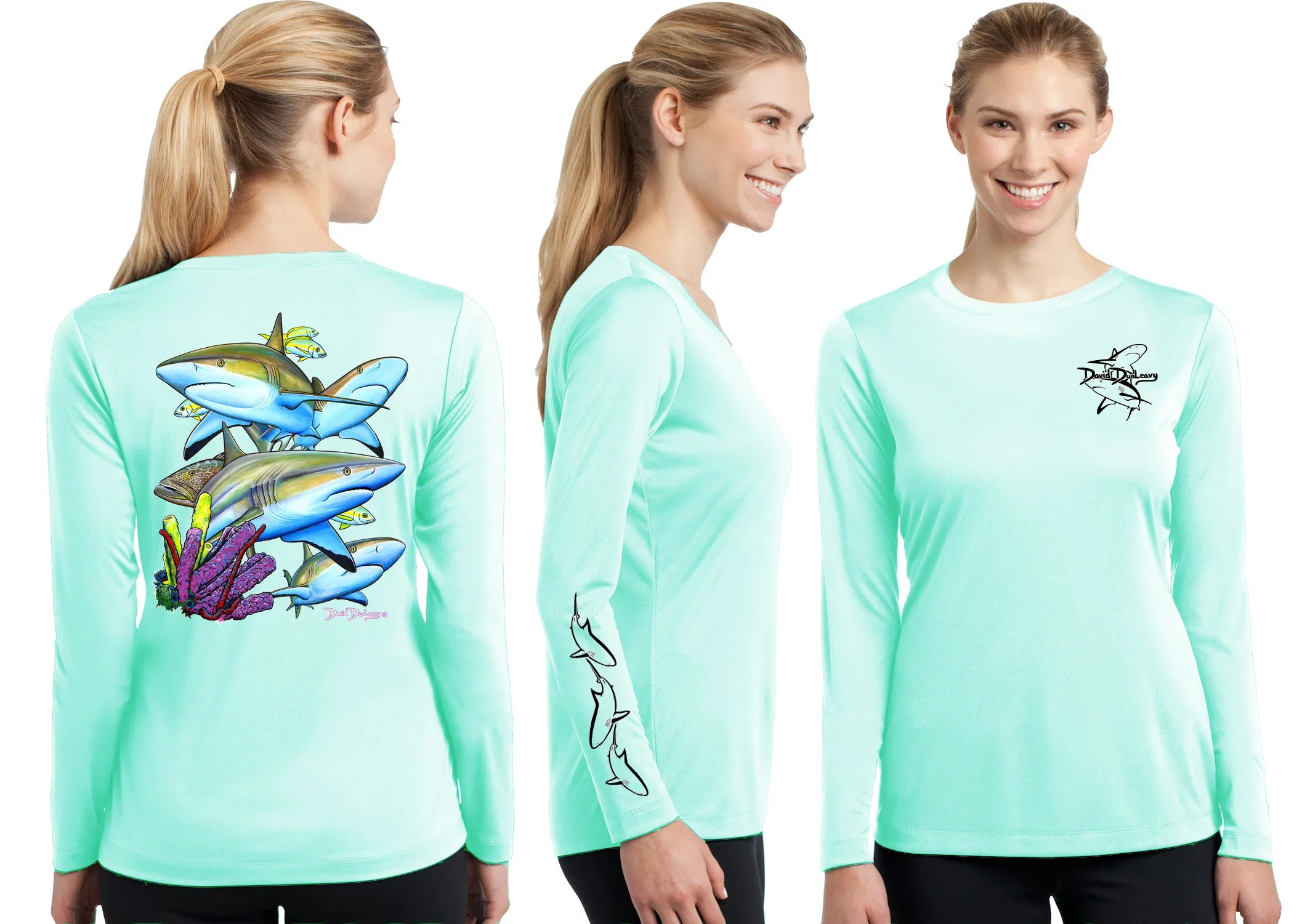 Women’s Performance Caribbean Reef Sharks Long Sleeve