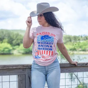 Women's Raised Right Boyfriend Fit T-Shirt - Light Pink