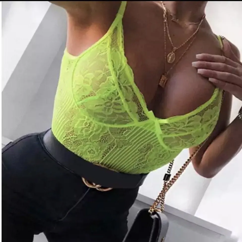 Women's Sexy Lace Bodysuit