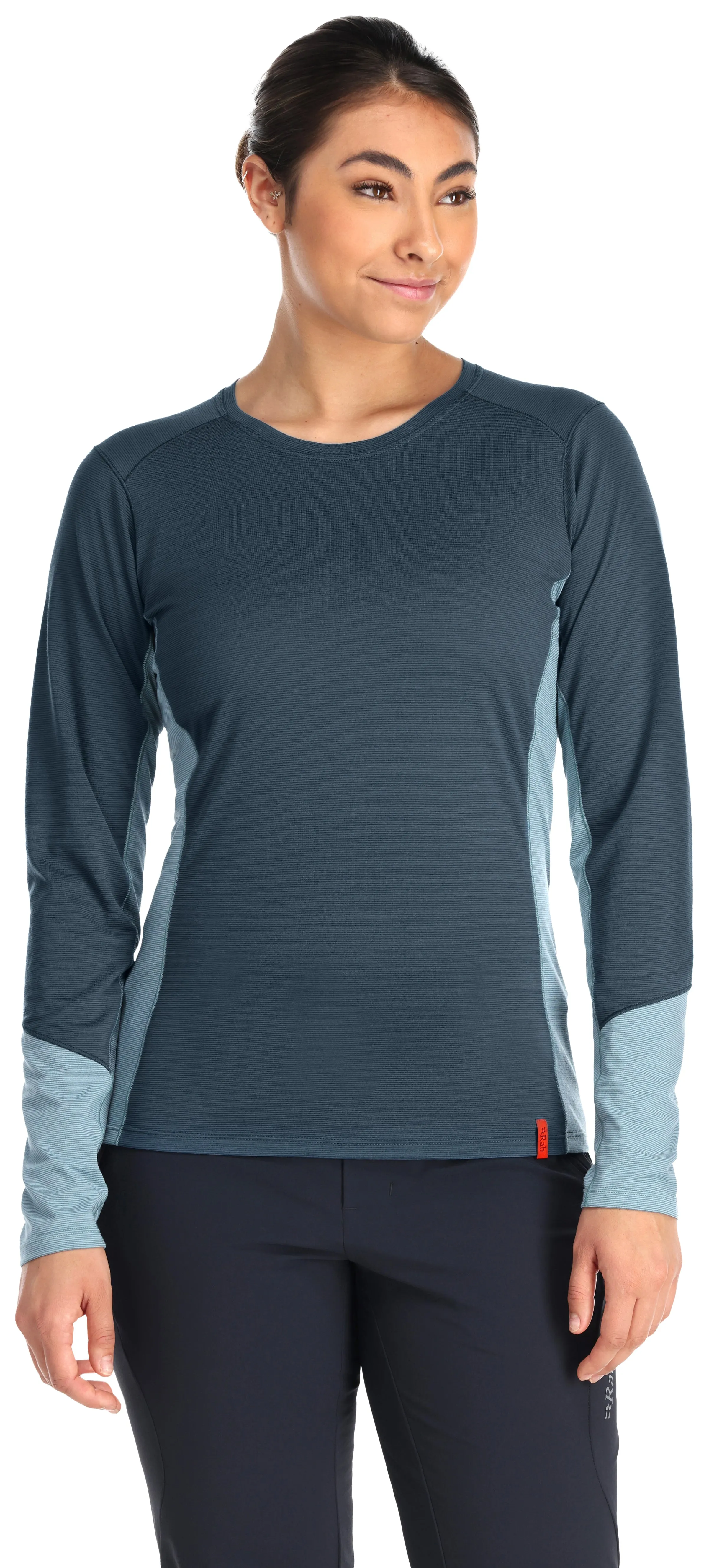 WOMEN'S SYNCRINO BASE LONG SLEEVE TEE - ORION BLUE