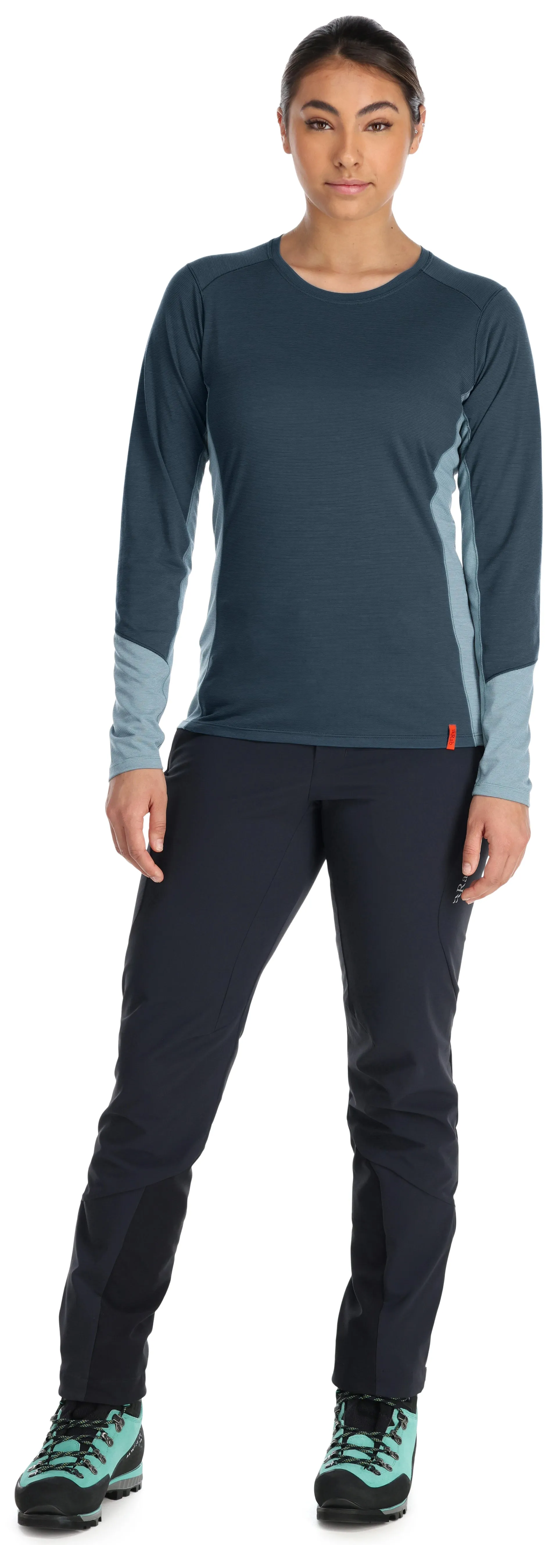 WOMEN'S SYNCRINO BASE LONG SLEEVE TEE - ORION BLUE