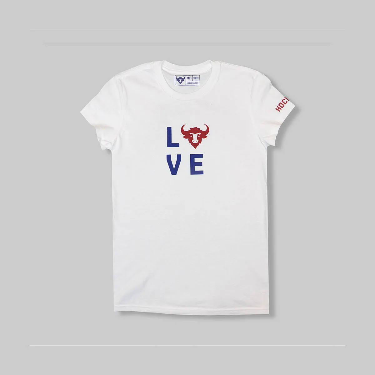 WOMEN'S YAK LOVE TEE (WHITE)