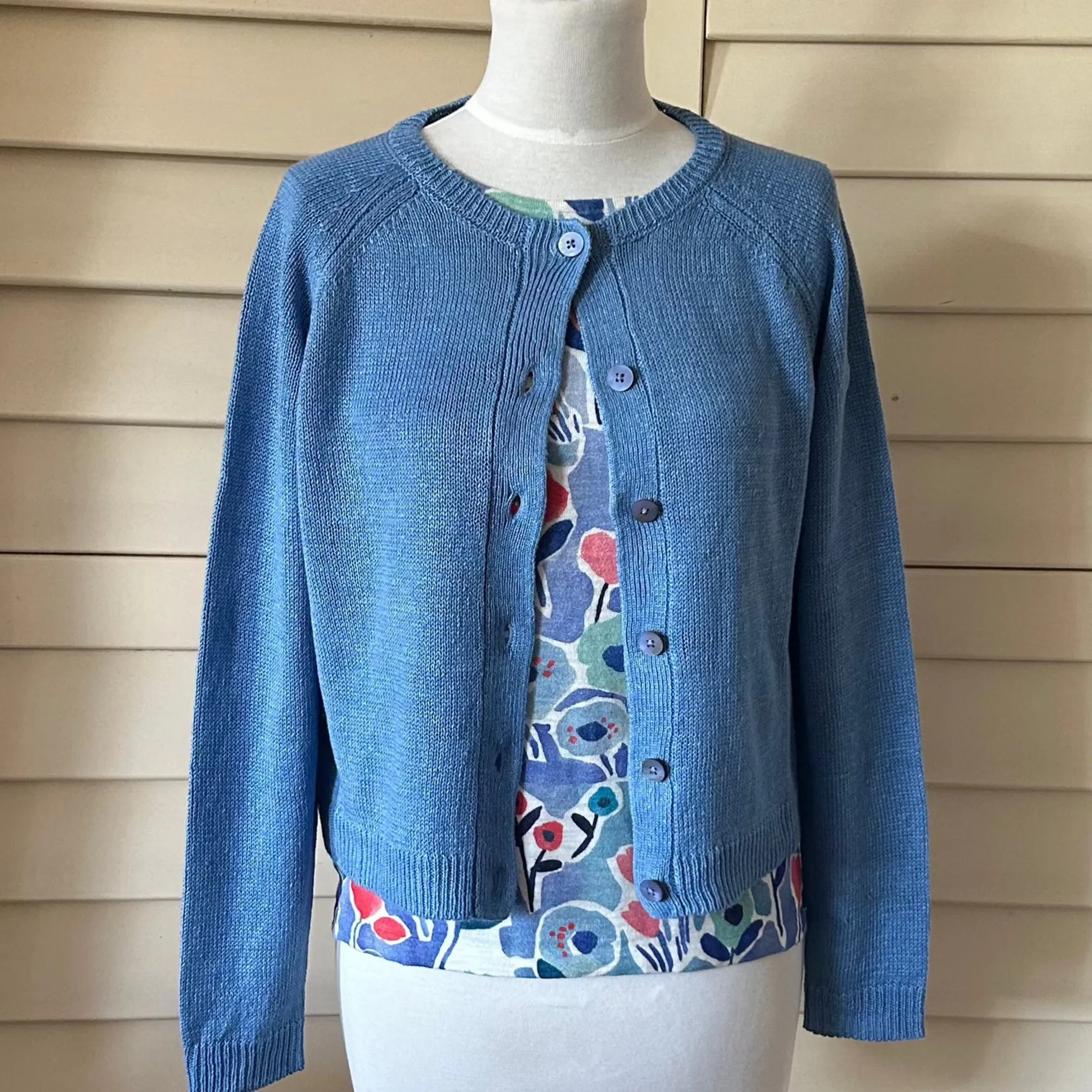 Yas Raglan Cardigan - Dark Sky