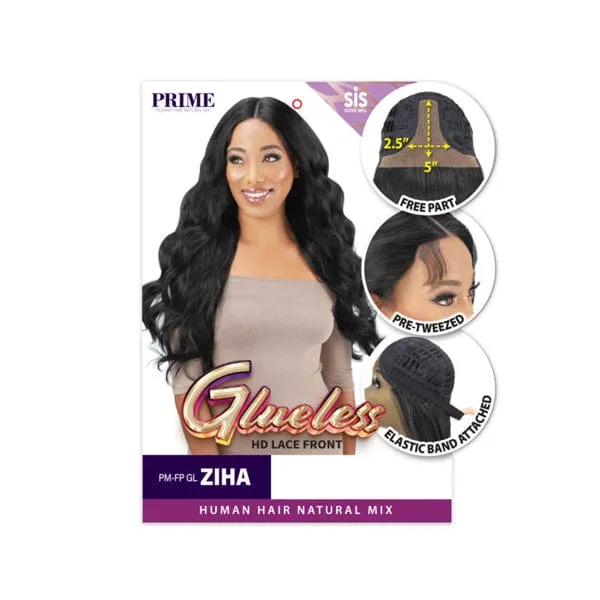 Zury Sis Prime Human Hair Blend Lace Front Wig - PM FP GL ZIHA