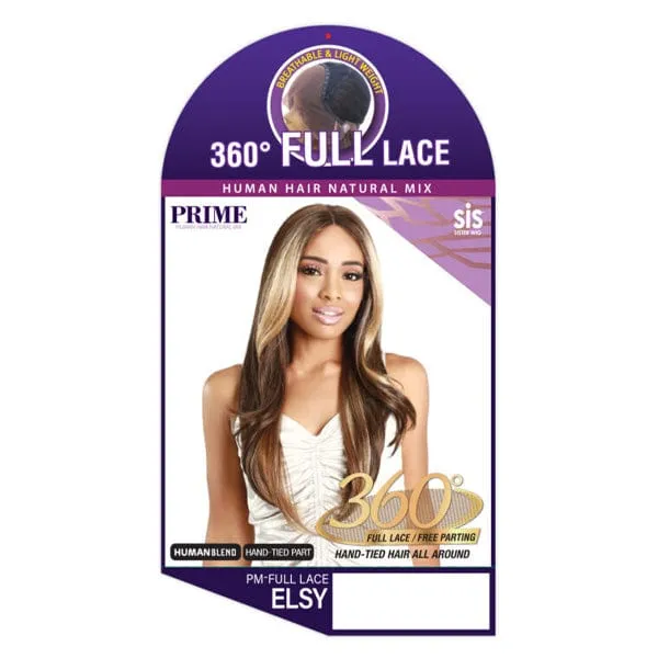 Zury Sis Prime Human Hair Blend Lace Front Wig - PM FULL LACE ELSY